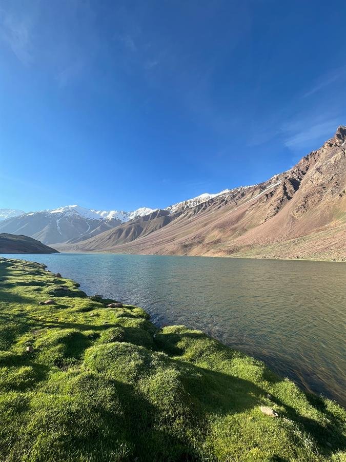 High-altitude switchback road in Lahaul-Spiti
