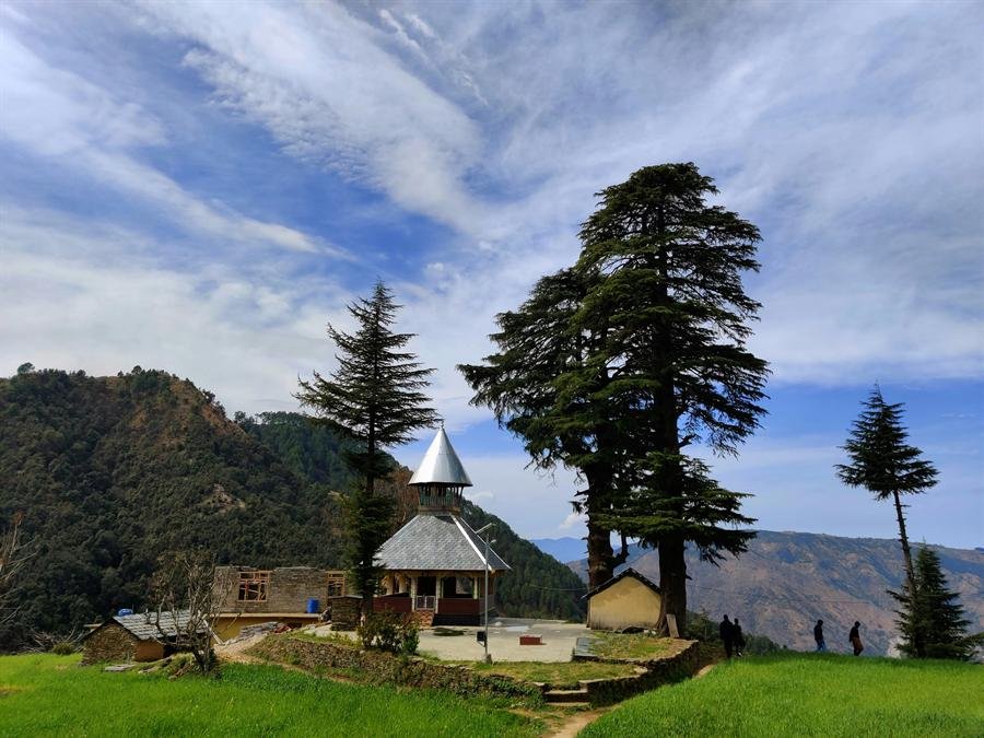 Valley terrain near Mandi