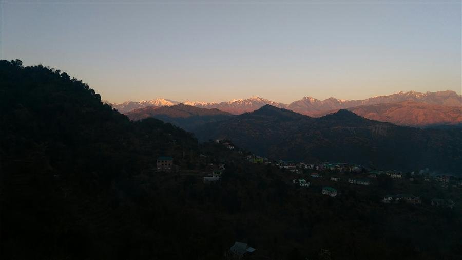 Mountain landscape near Mandi town