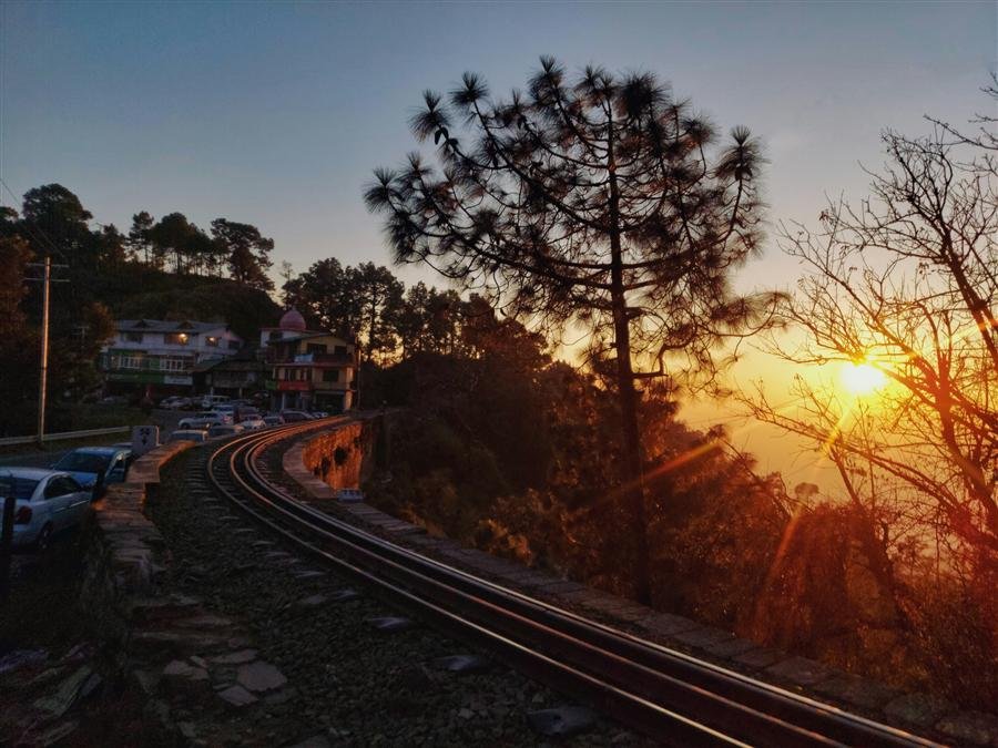 Mountain panorama near Shimla