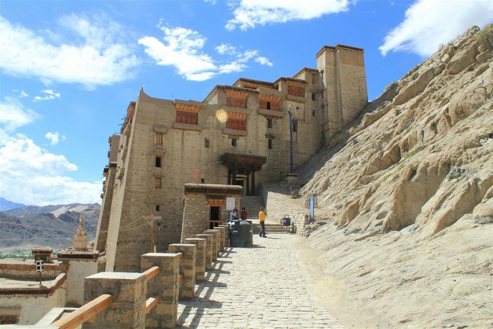 Leh Palace rising above the old town